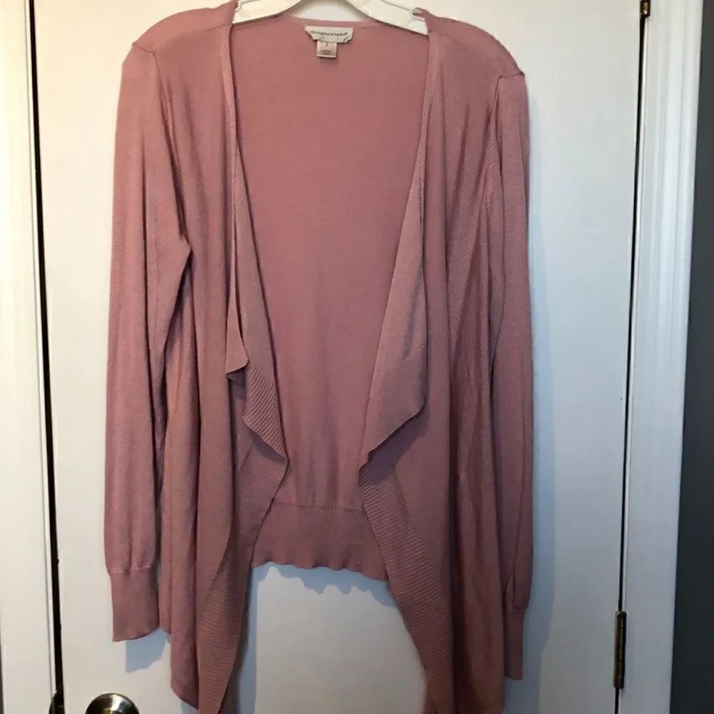 Christopher & Banks waterfall cardigan sweater size S